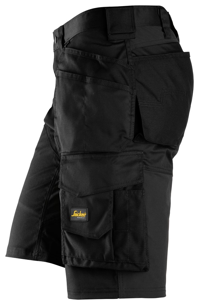Stretch-Arbeitsshorts mit Holstertaschen in Loose Fit