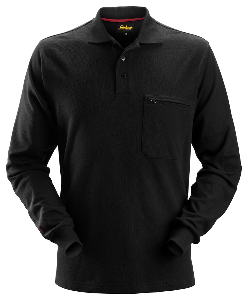 Langarm-Poloshirt