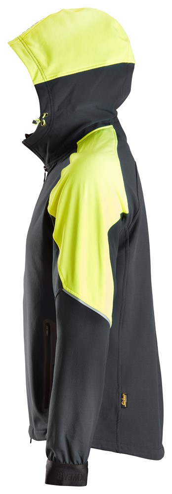 Neon Kapuzenjacke mit durchgehendem Reißverschluss