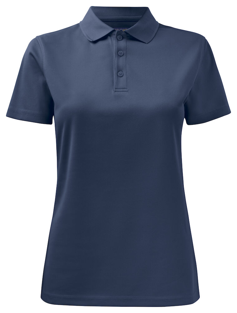 2041 DAMEN KURZARM PIQUÉ POLO 58 marineblau 2XL