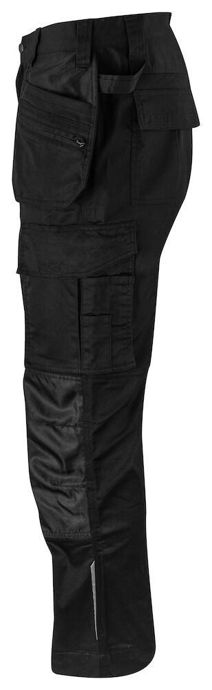 5570 BUNDHOSE STRETCH MIT HÄNGETASCHEN 99 schwarz D92, Kurz