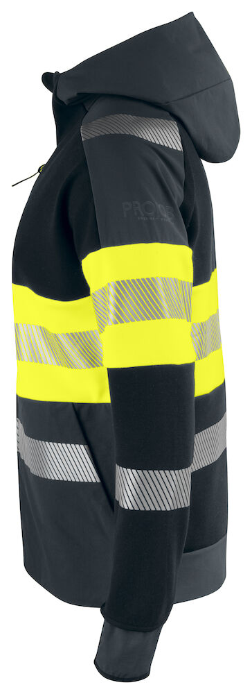 6122 KAPUZENJACKE EN ISO 20471 KLASSE 1 11 gelb/schwarz hv L
