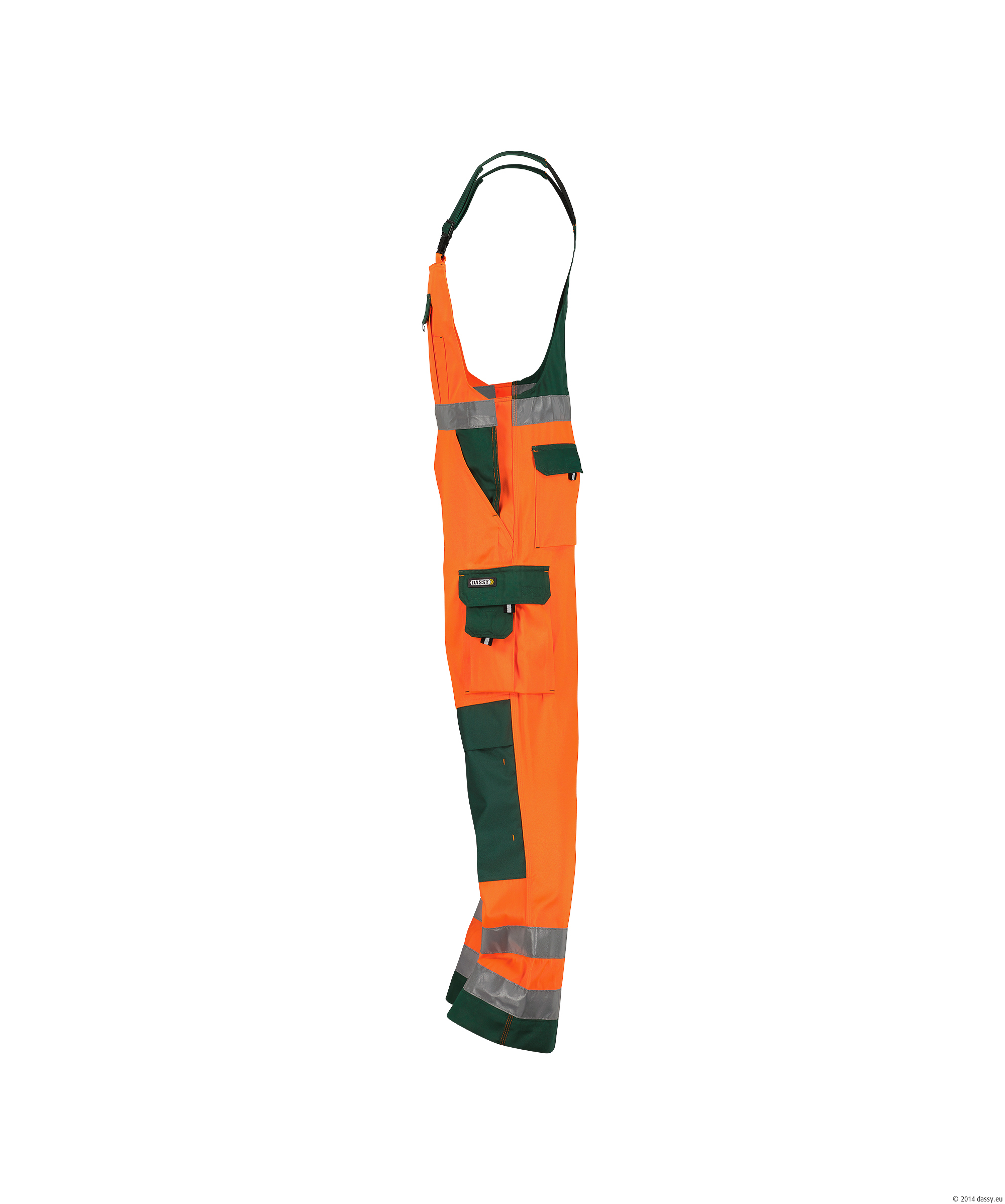 DASSY® Toulouse 6631-neonorange-flaschengrün Minus, 40