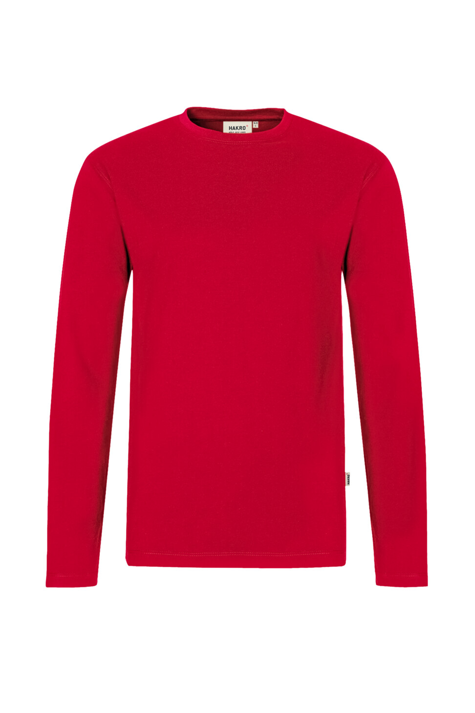 Hakro Longsleeve Mikralinar Langarmshirt 002-rot 5XL