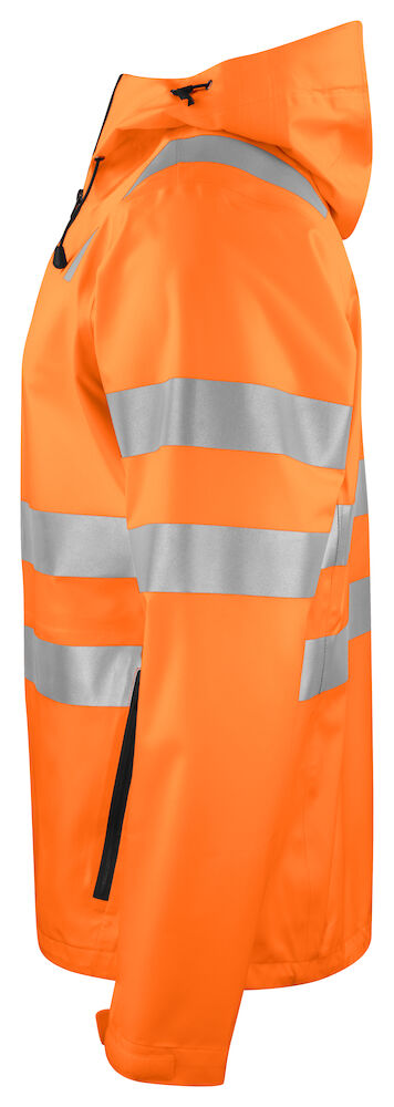 6450 WIND- UND WASSERDICHTE REGENJACKE EN ISO 20471 KL 3 - EN 343 3/3 1799 orange/schwarz 2XL