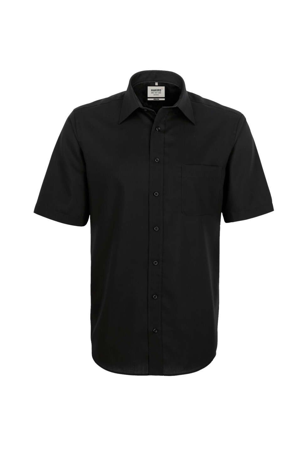 Hakro 1/2-Arm Hemd Business Comfort-Fit 005-schwarz XS