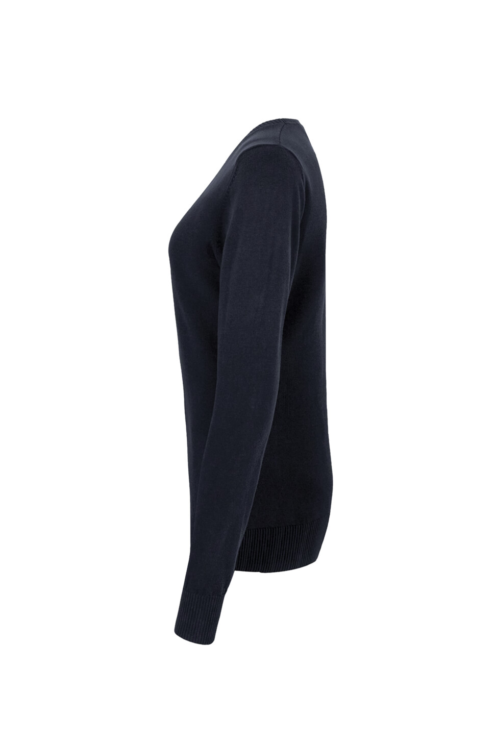 Hakro Damen V-Pullover Baumwolle 034-tinte XL