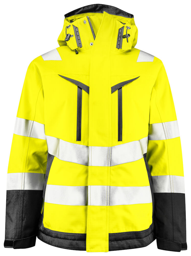 6449 FUNKTIONELLE DAMENJACKE EN ISO 20471 KLASSE 2/3 11 gelb/schwarz hv S