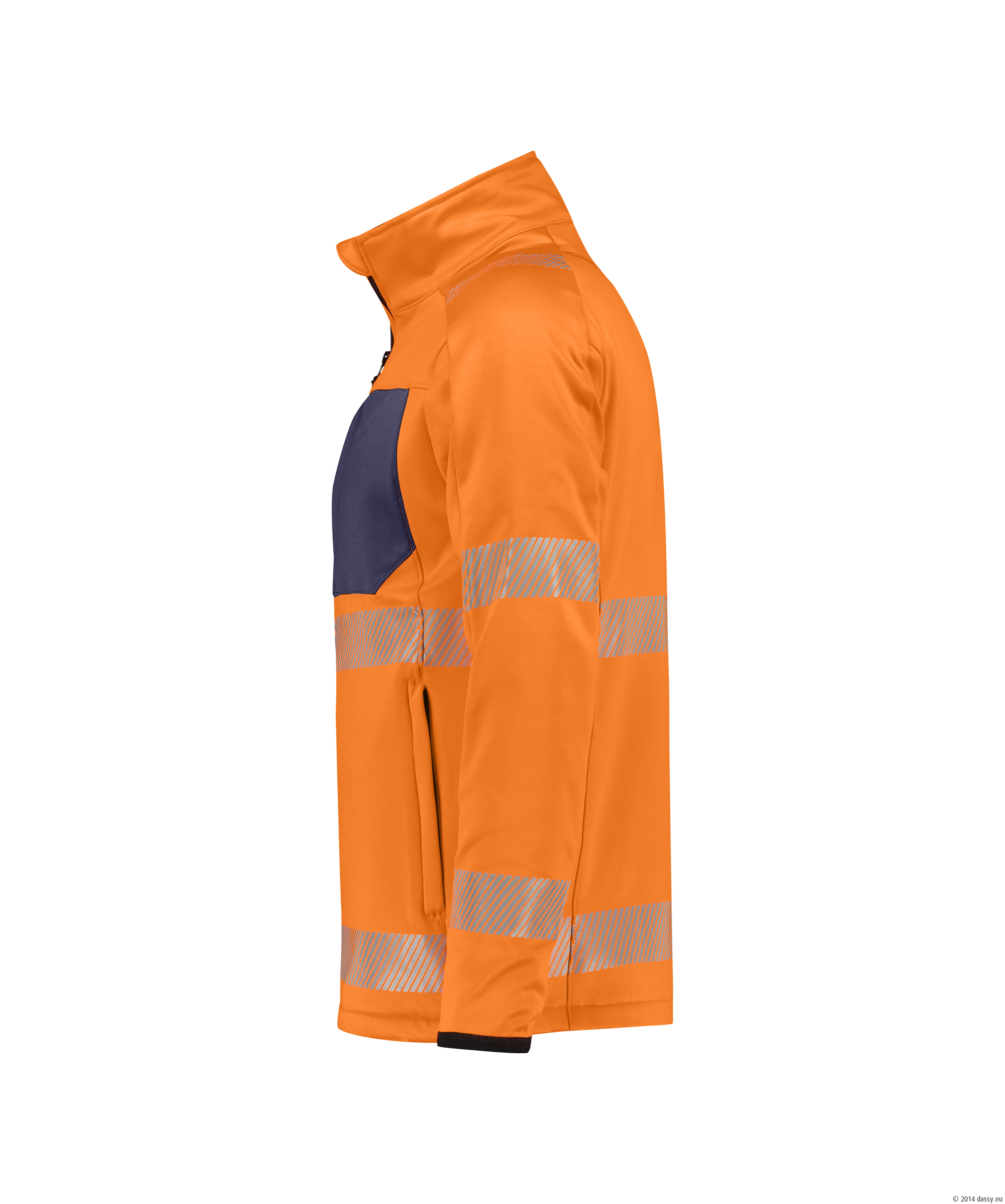 DASSY® Camden 6681-neonorange-dunkelblau L