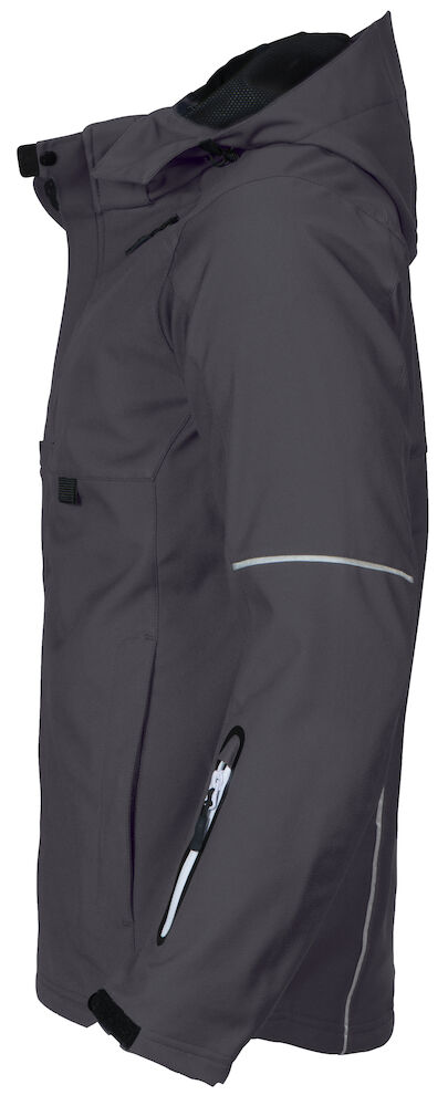 3406 3-LAGIGE SOFTSHELL JACKE 98 grau XS