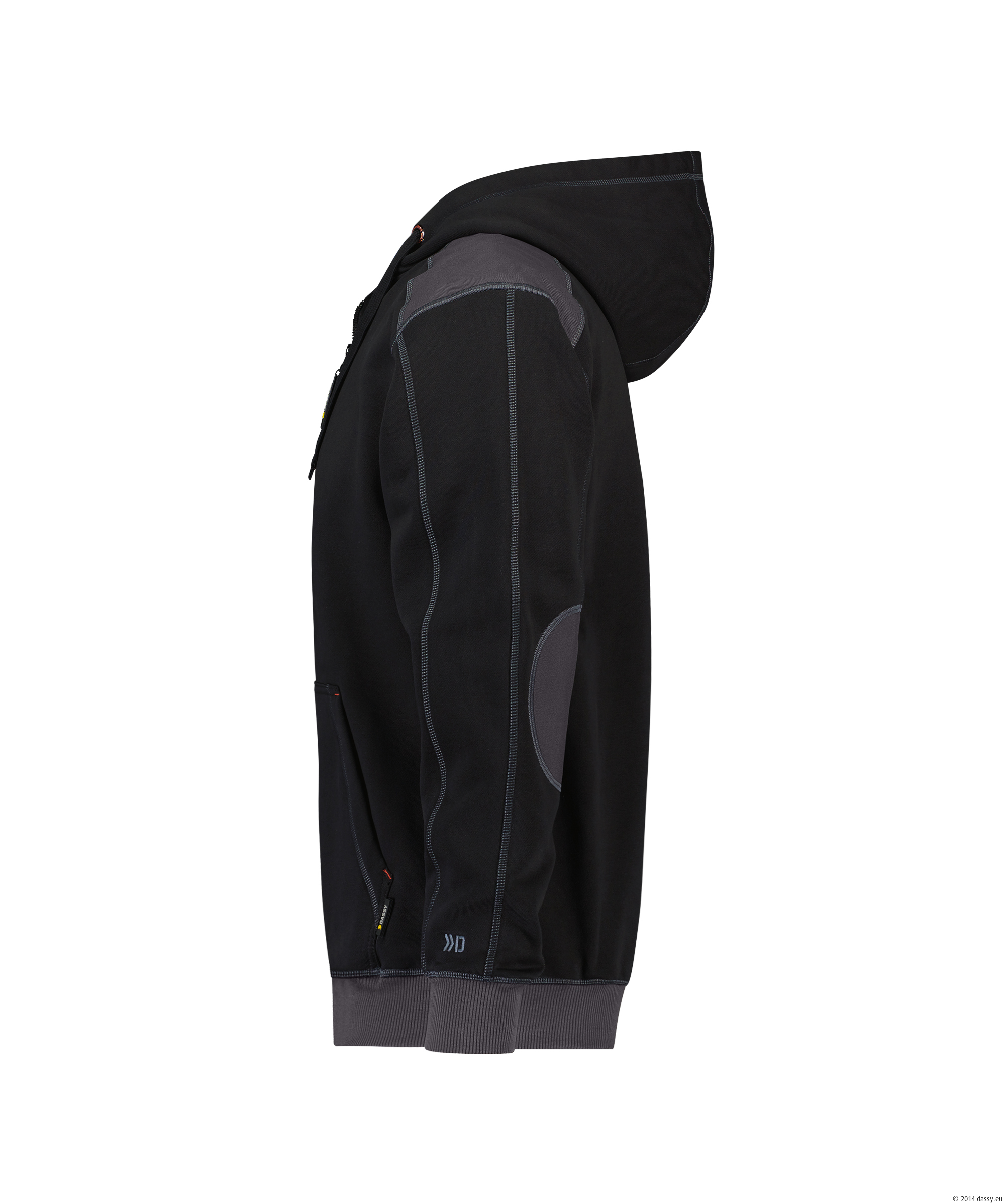 DASSY® Indy 6744-schwarz-anthrazitgrau 3XL