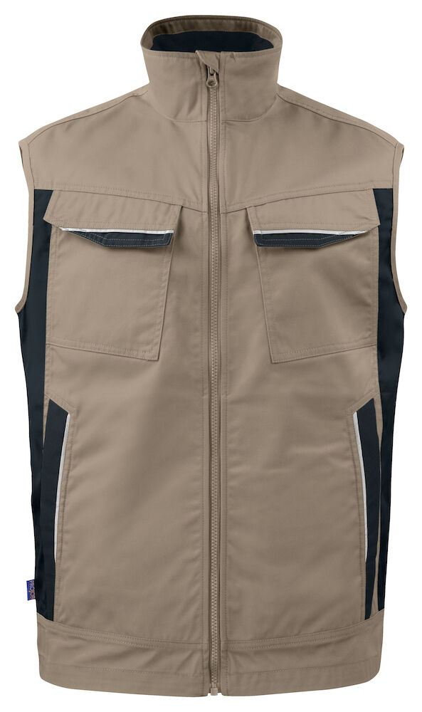 5706 WESTE MIT KONTRASTELEMENTEN 82 khaki M