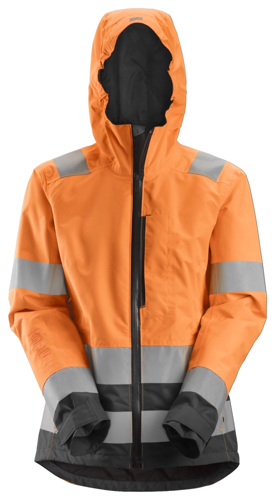 5558 - High Visibility Orange - Steel Grey
