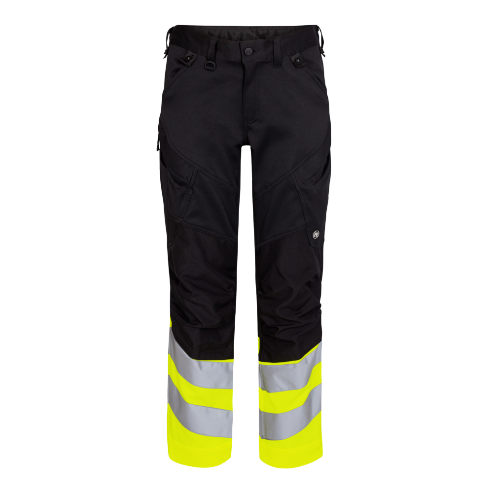 F. Engel Cordura Warn-Hose 2038 gelb/schwarz CH48C, Kurz