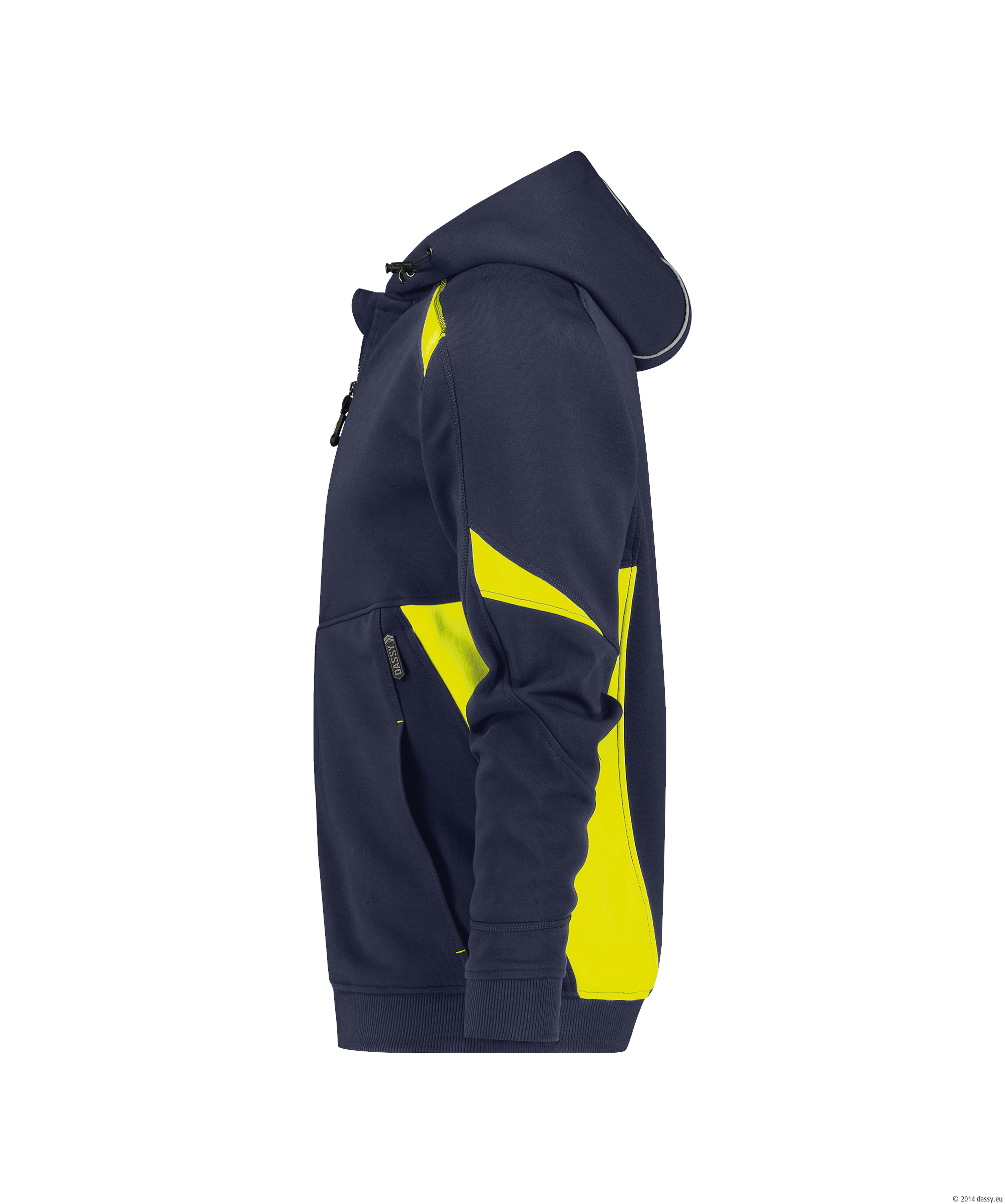 DASSY® Santos 6895-nachtblau-neongelb XL