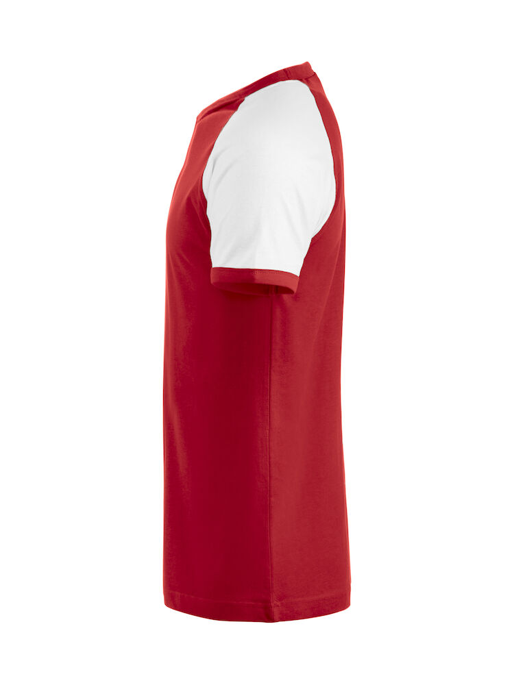 Raglan-T 3500 rot/weis XS