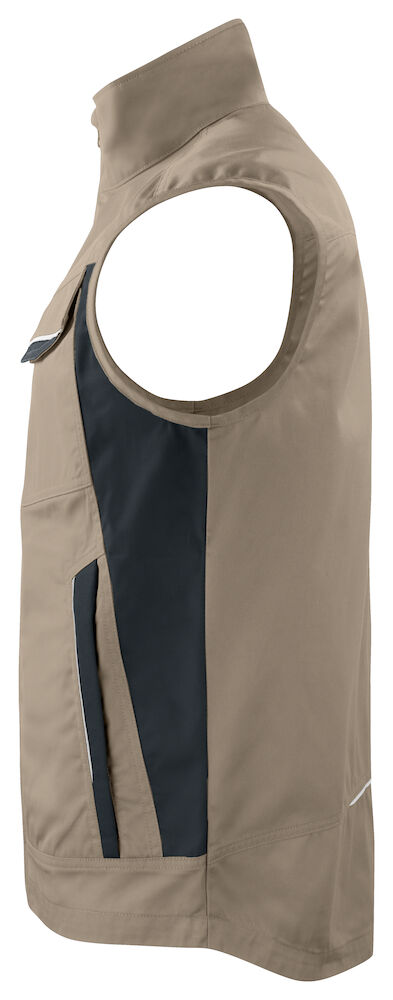 5706 WESTE MIT KONTRASTELEMENTEN 82 khaki M