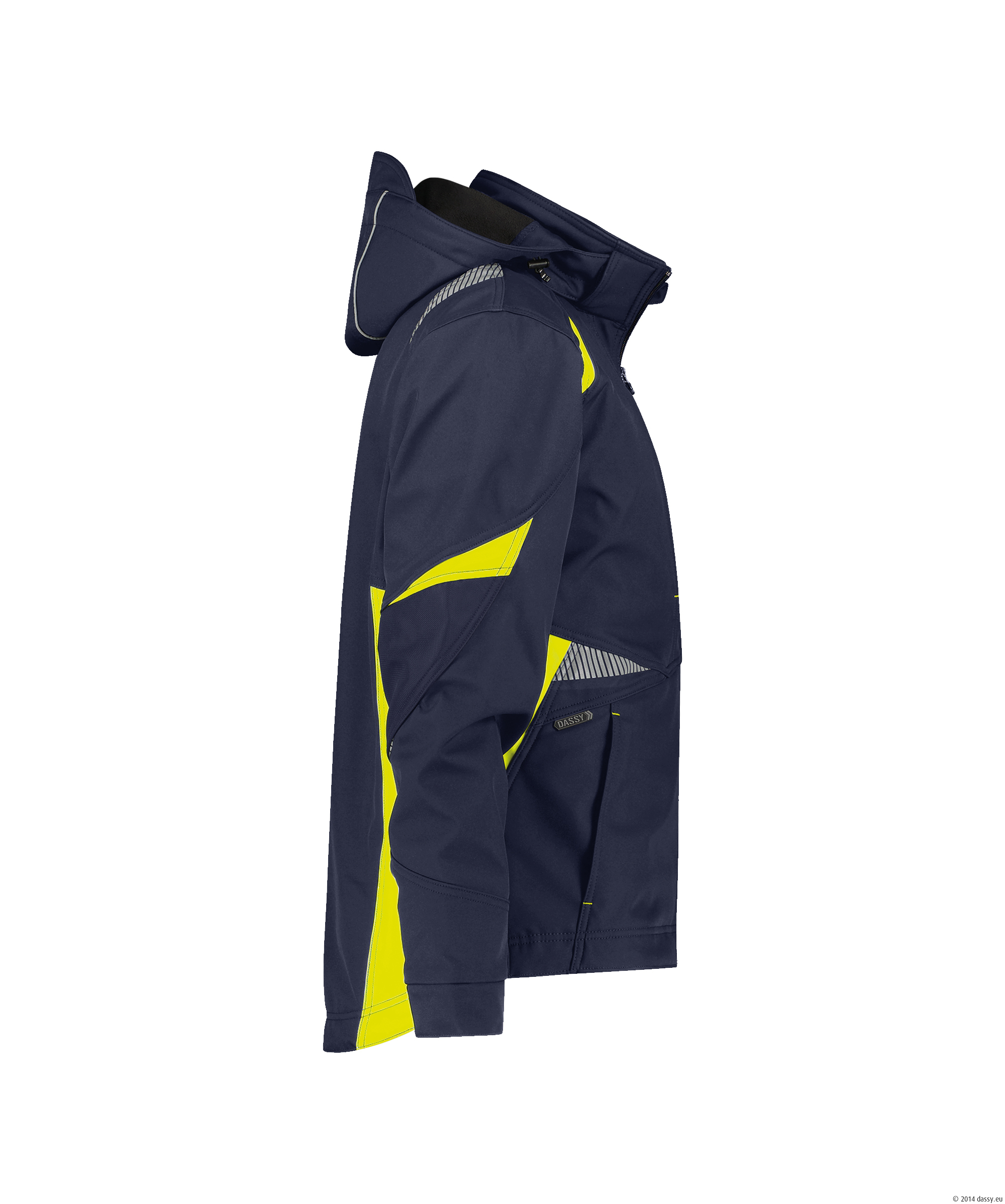 DASSY® Kalama 6895-nachtblau-neongelb XL