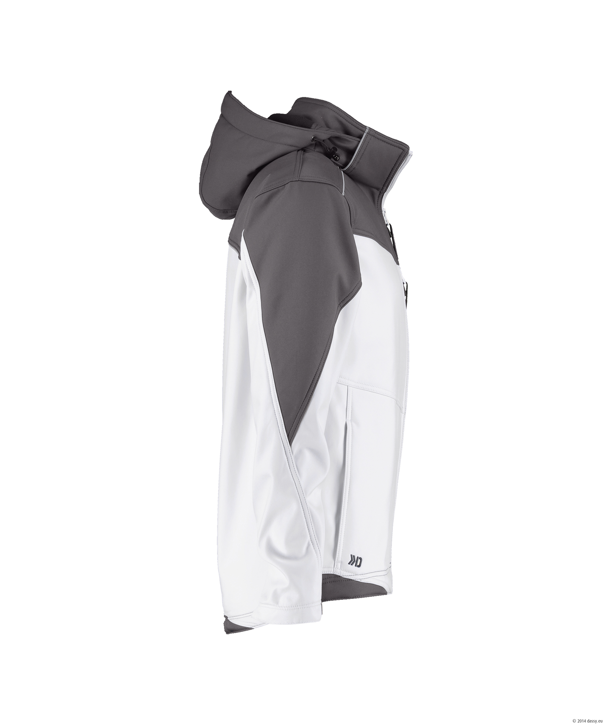 DASSY® Jakarta 6141-weiss-zementgrau 4XL