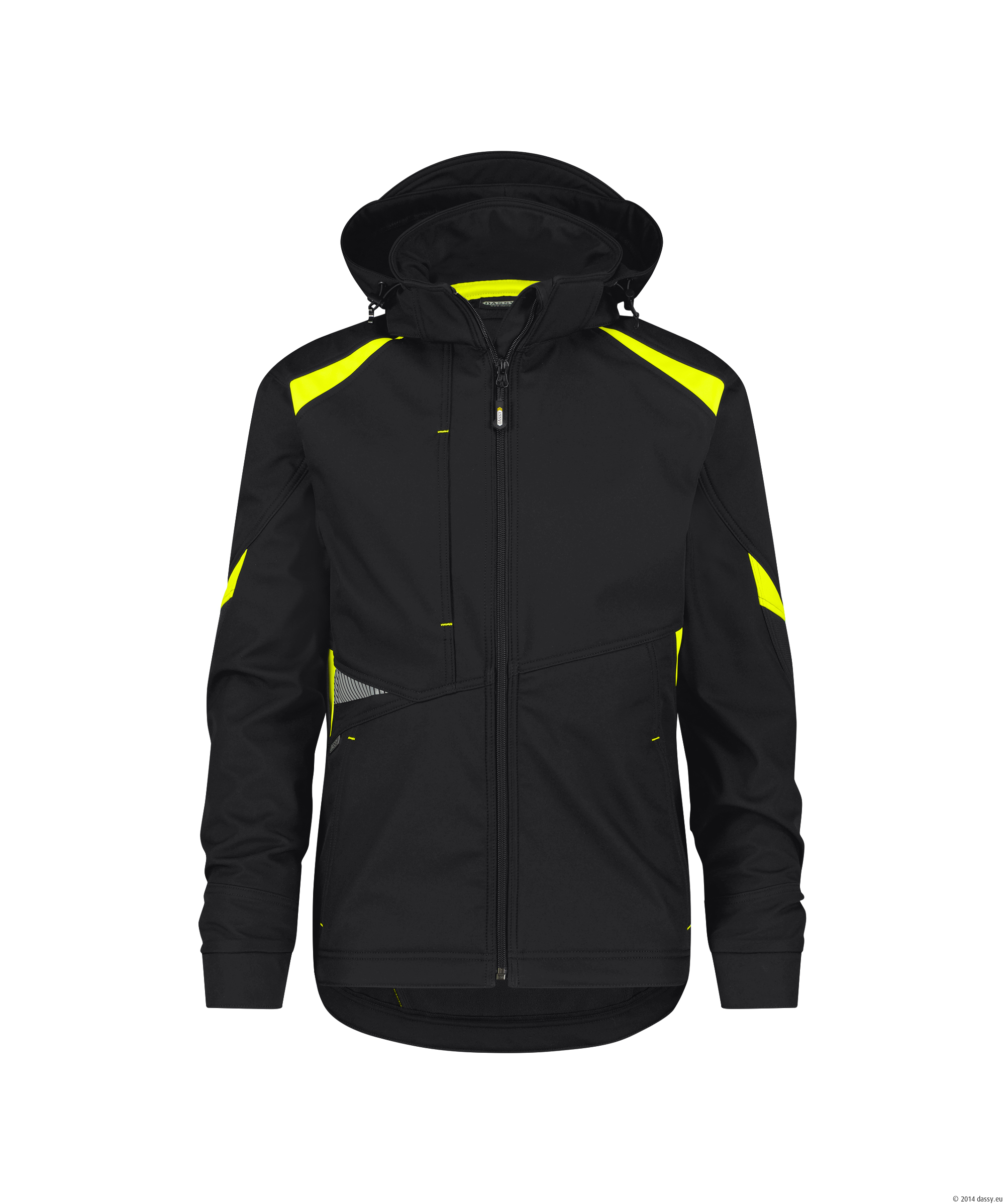 DASSY® Kalama 6790-schwarz-neongelb XL