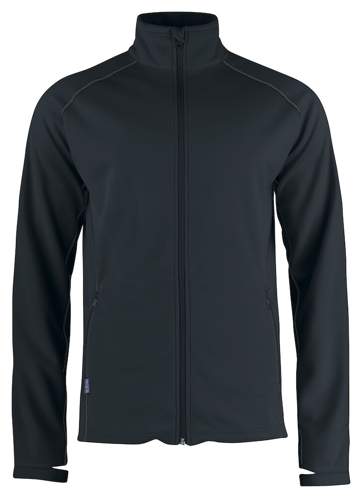 3317 FUNKTIONALER MICROFLEECE JACKE OHNE KAPUZE 99 schwarz L