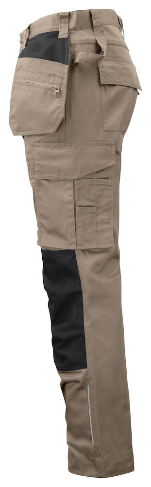 5531 ARBEITSHOSE MIT KNIEVERSTÄRKUNG UND HÄNGETASCHEN MODERNER SCHNITT 82 khaki C64, Standard