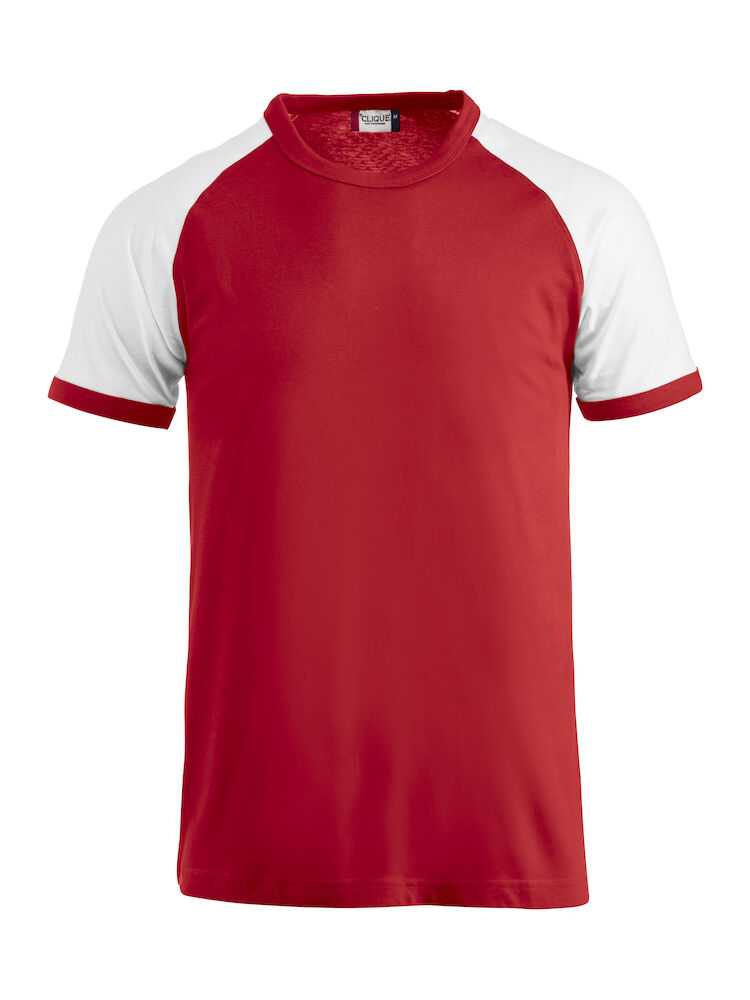 Raglan-T 3500 rot/weis XS