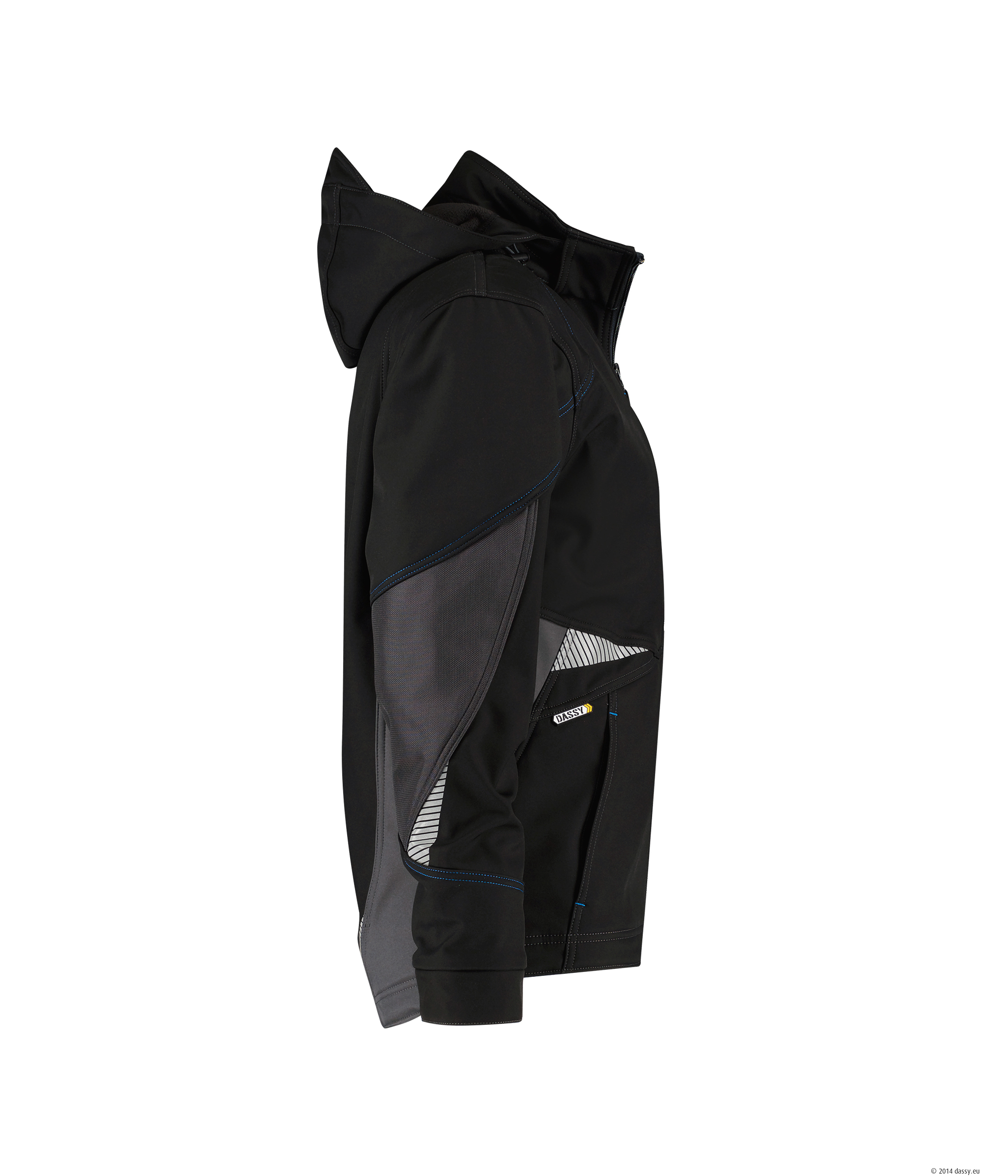 DASSY® Gravity 6744-schwarz-anthrazitgrau 4XL