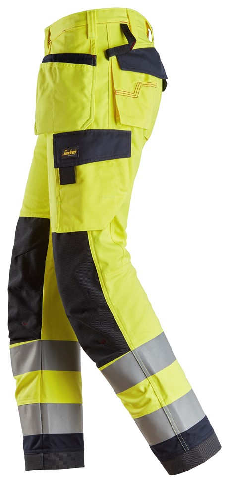 Arbeitshose Holstertaschen, High-Vis Klasse 2