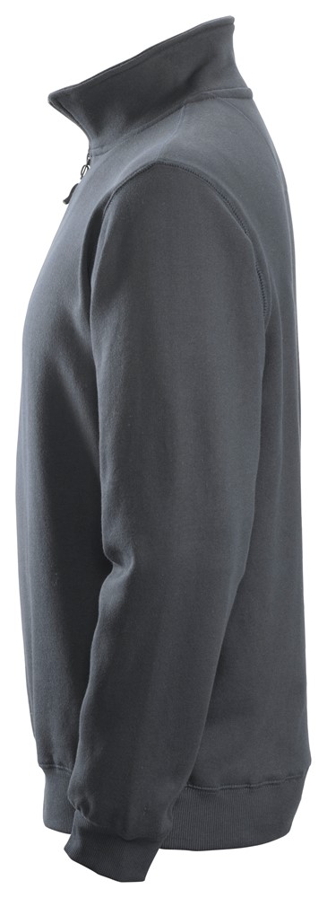 Sweatshirt mit Halbreißverschluss