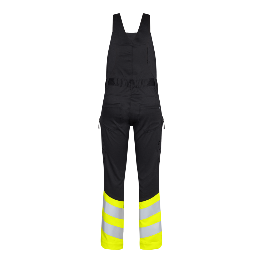 Safety Latzhose 2038 gelb/schwarz CH48C, Kurz