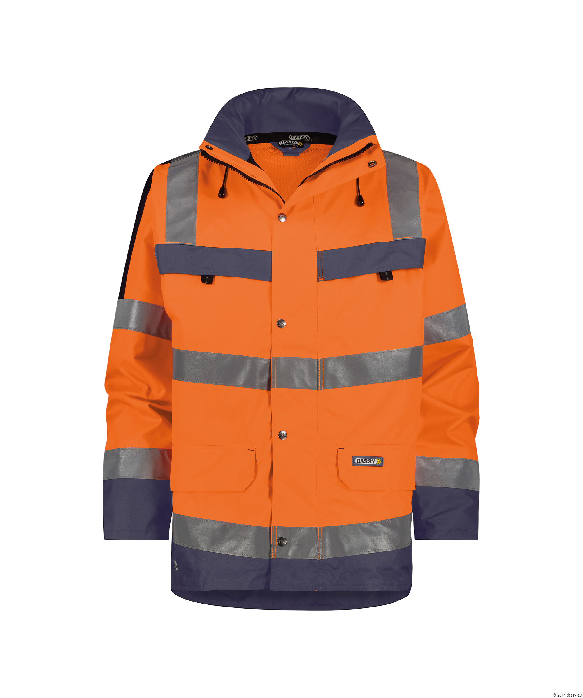 DASSY® Atlantis 6681-neonorange-dunkelblau XL