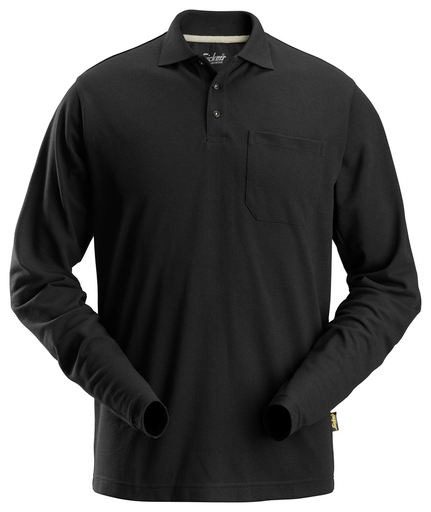 Langarm-Poloshirt