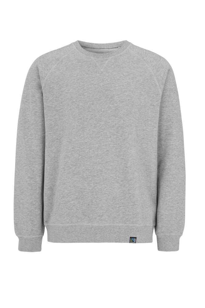 F. Terry Crew Neck Man 955 greymelange 3XL