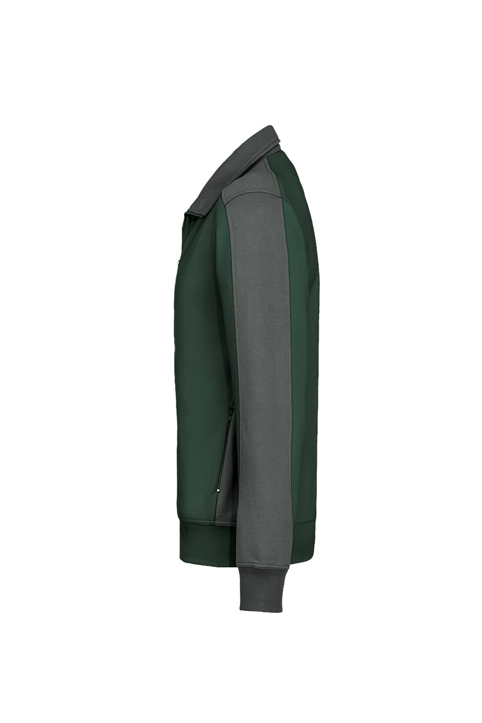 Hakro Mikralinar Sweatjacke Contrast 072-tanne 6XL