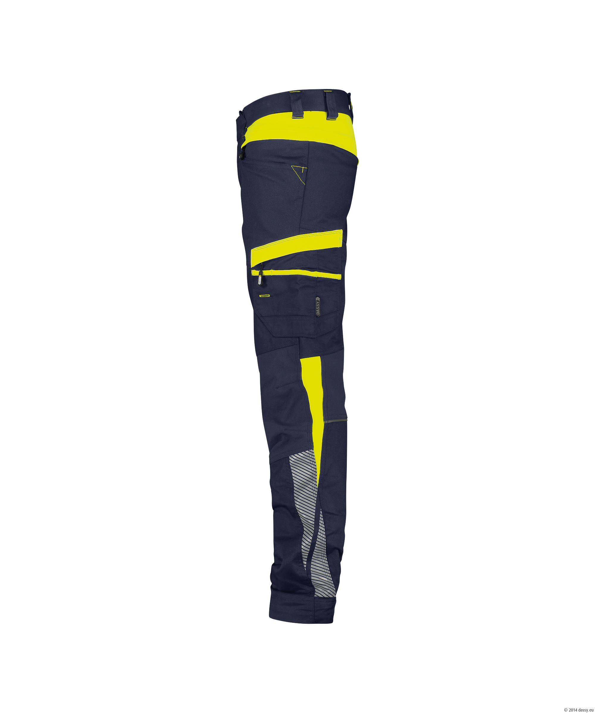 DASSY® Hong Kong 6895-nachtblau-neongelb Standard, 48