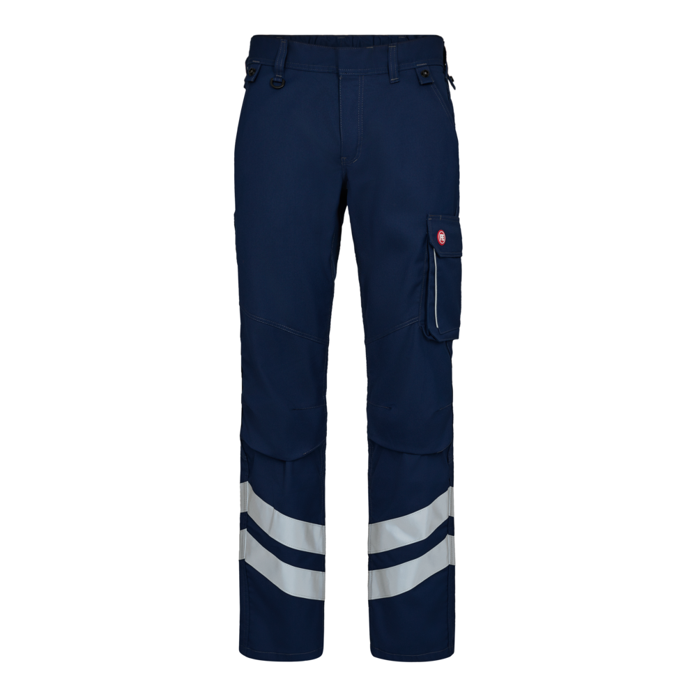 F. Engel Cargo Servicehose mit Reflexstreifen 20 schwarz CH44C, Kurz