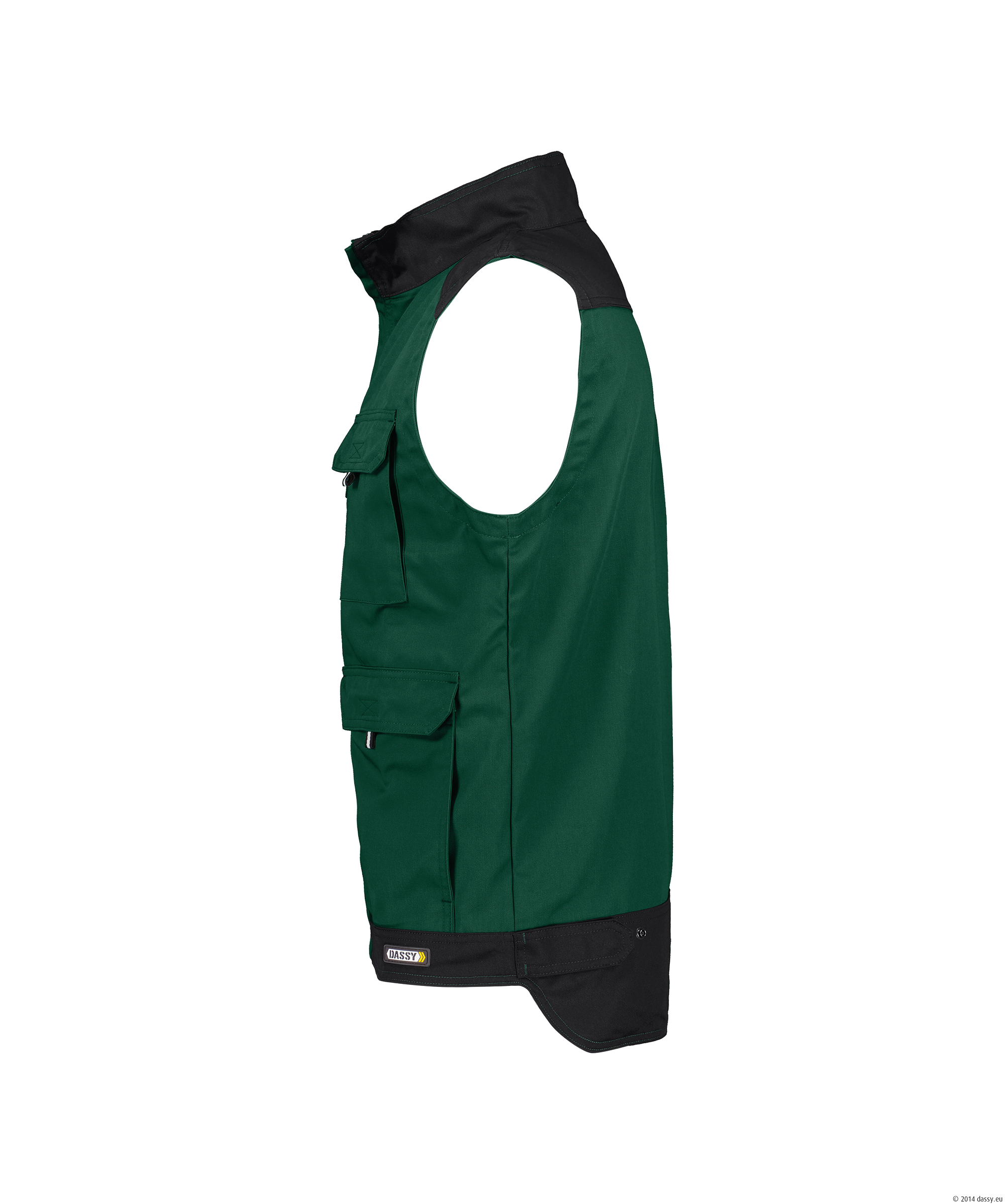 DASSY® Faro 6371-flaschengrün-schwarz XS