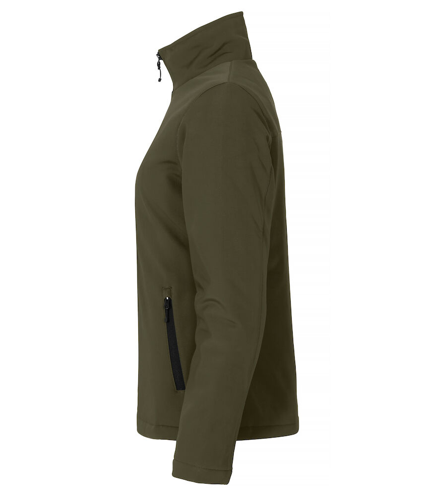 Padded Softshell Jacket Women 75 dunkelgrün M