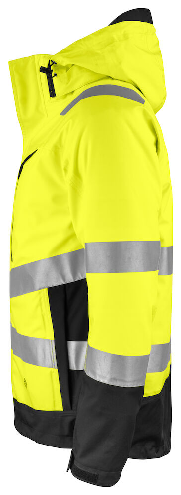 6445 WIND- UND WASSERDICHTER PARKA 3-IN-1 EN ISO 20471 KLASSE 3/2 11 gelb/schwarz hv 4XL