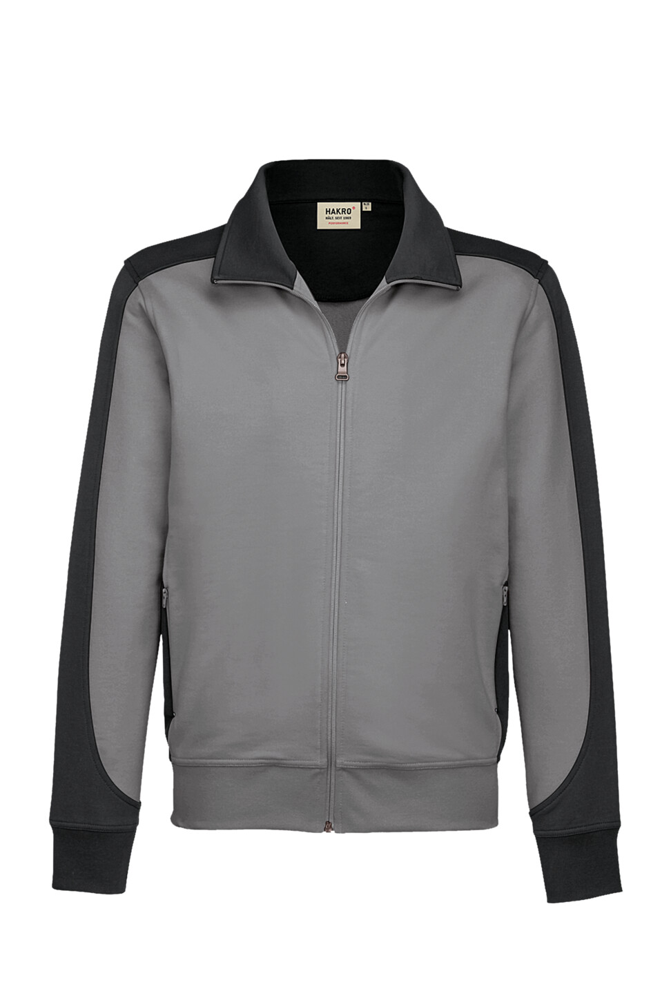Hakro Mikralinar Sweatjacke Contrast 043-titan XS