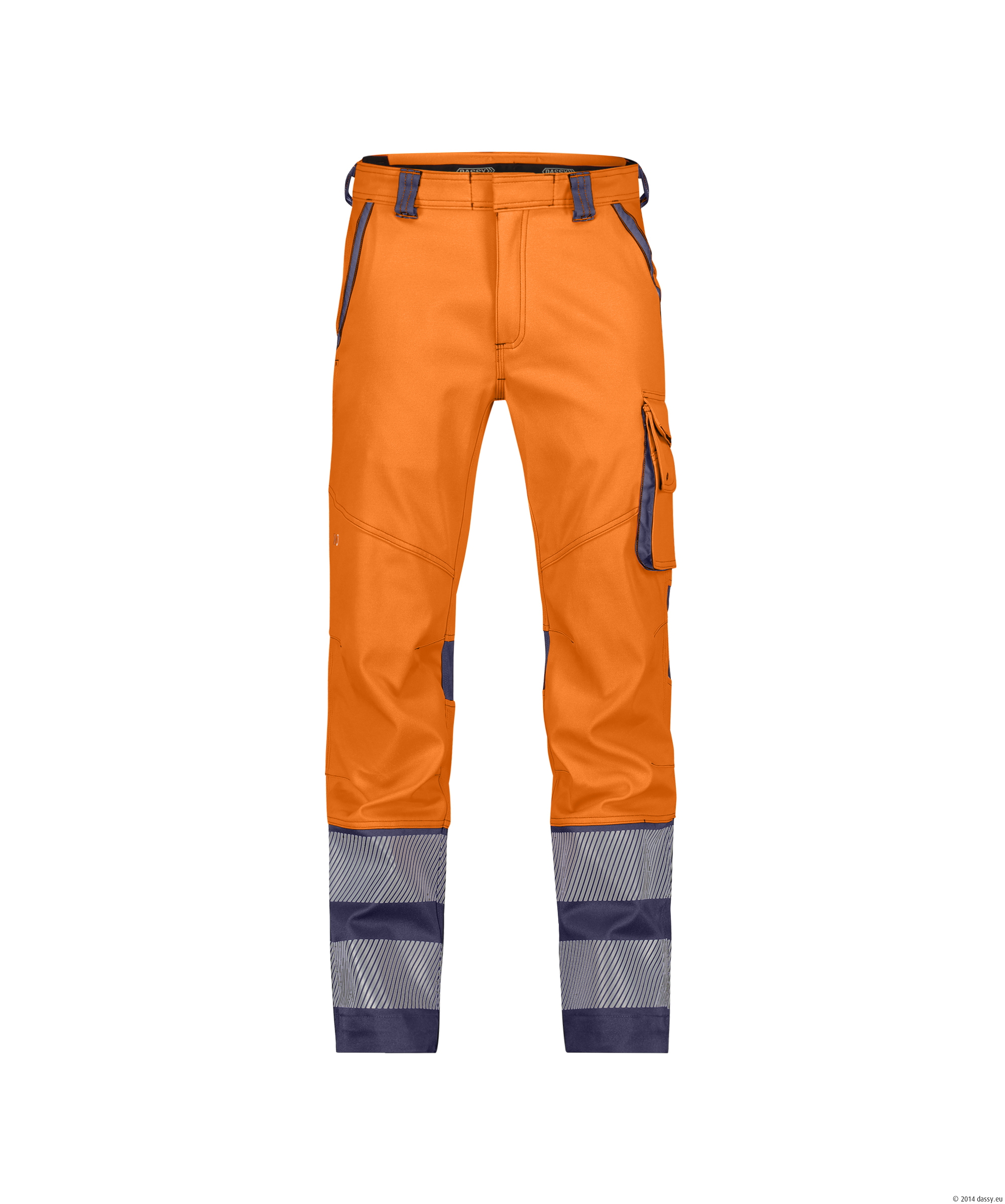 DASSY® Minnesota 6681-neonorange-dunkelblau Standard, 38