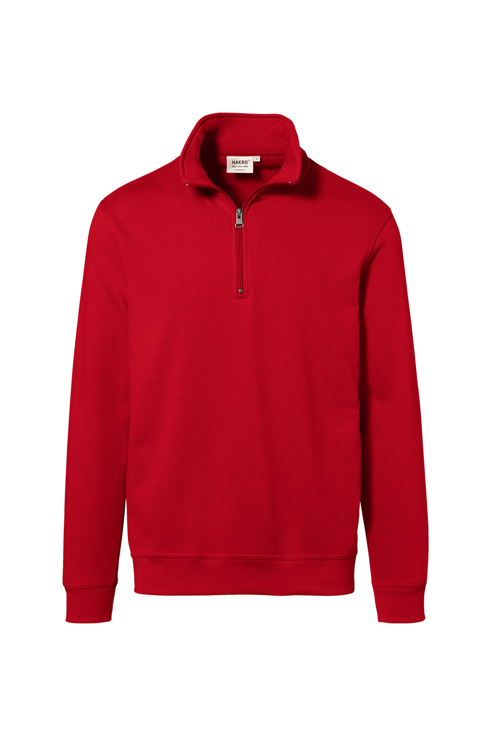 Hakro Premium Zip-Sweatshirt - Troyer 002-rot 3XL