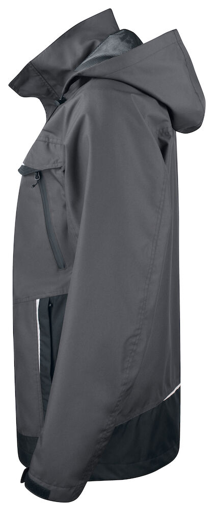 4440 WIND- UND WASSERDICHTER REGENJACKE MIT KONTRASTELEMENTEN 98 grau M