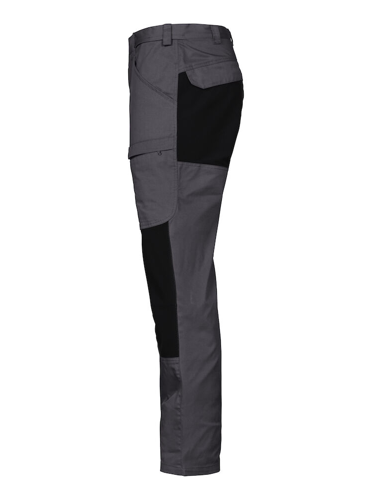 2520 ARBEITSHOSE MIT STRETCHEINSÄTZEN MODERNER SCHNITT 98 grau C58, Standard