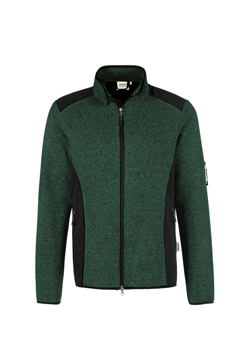 Hakro Strickfleecejacke Dawson 372-tanne meliert XS