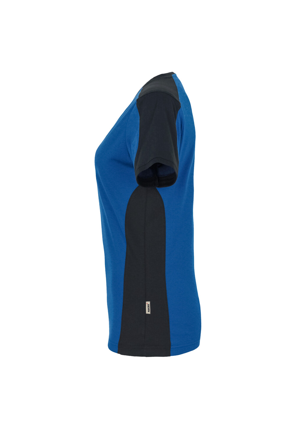 Hakro V-Shirt Damen Mikralinar 010028-royalblau/anthrazit 3XL