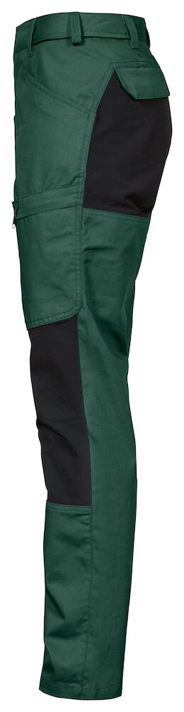2521 DAMEN ARBEITSHOSE MIT STRETCHEINSÄTZEN MODERNER SCHNITT 66 waldgrün C50