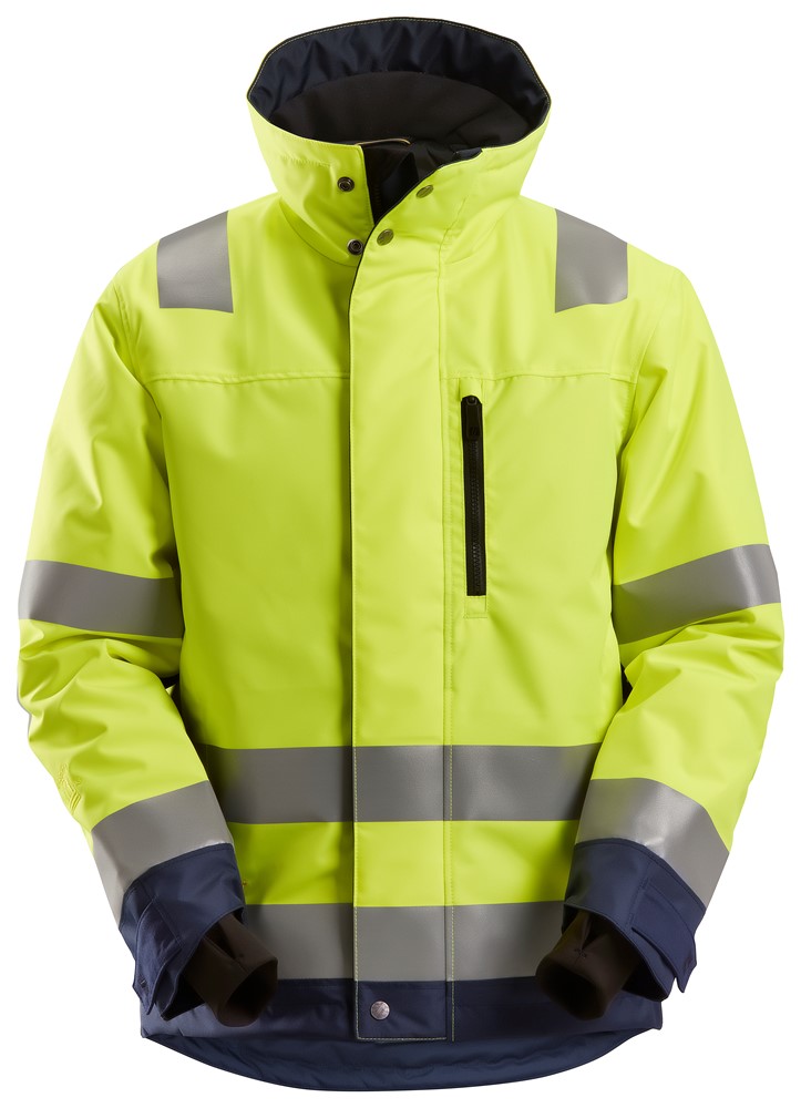Wärmeisolierte High-Vis-37.5®-Arbeitsjacke, Warnschutzklasse 3
