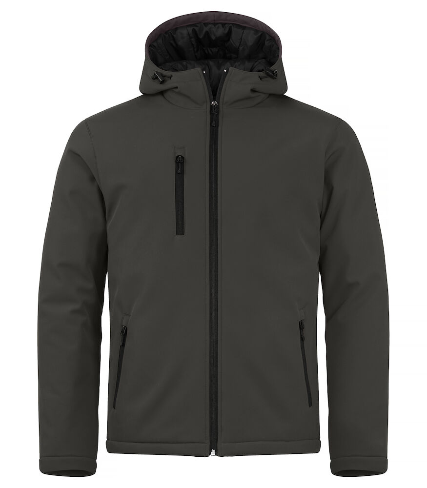 Padded Hoody Softshell 945 dunkelgrau S